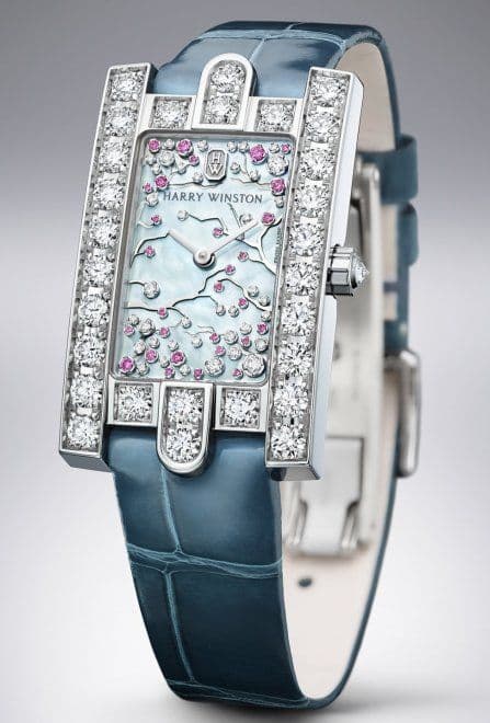 На циферблате Harry Winston расцвела сакура