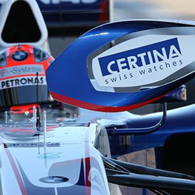 Новые болиды Sauber BMW с логотипами Certina