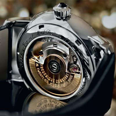 Frederique Constant. Ladies Automatic Black Beauty Double Heart Beat