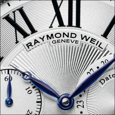 Raymond Weil. Quantieme a Aiguille