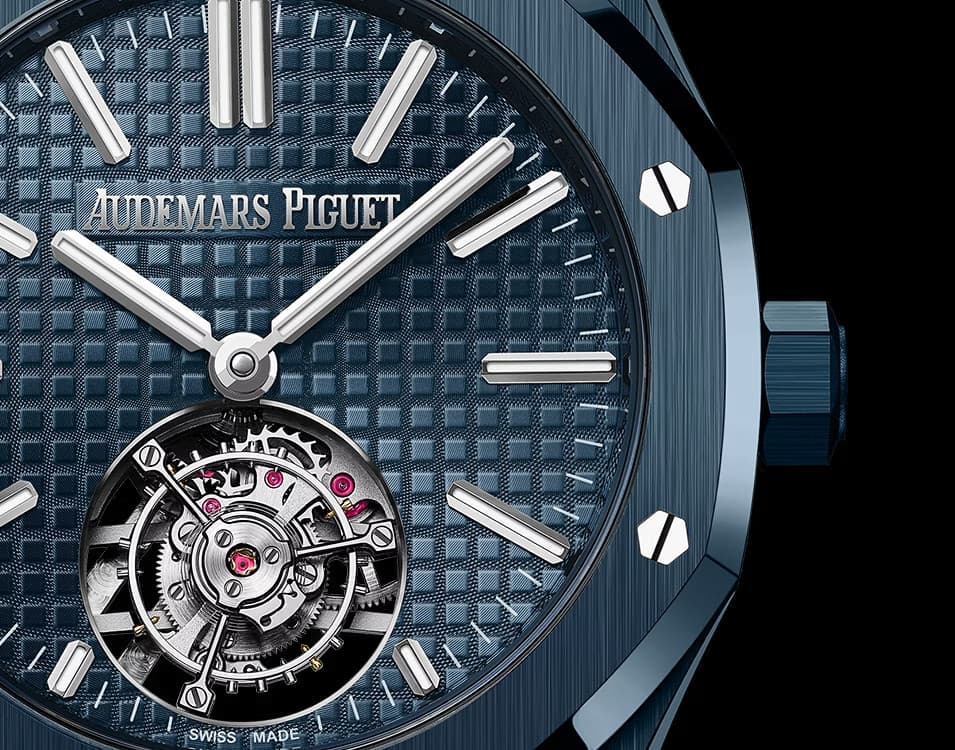 Парящий турбийон Audemars Piguet в керамике Bleu Nuit, Nuage 50
