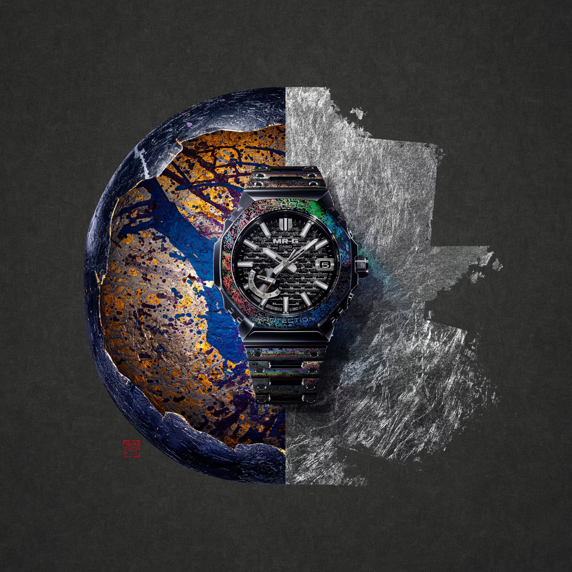 Меняющие цвет G-Shock MRG-B2100HR-1A