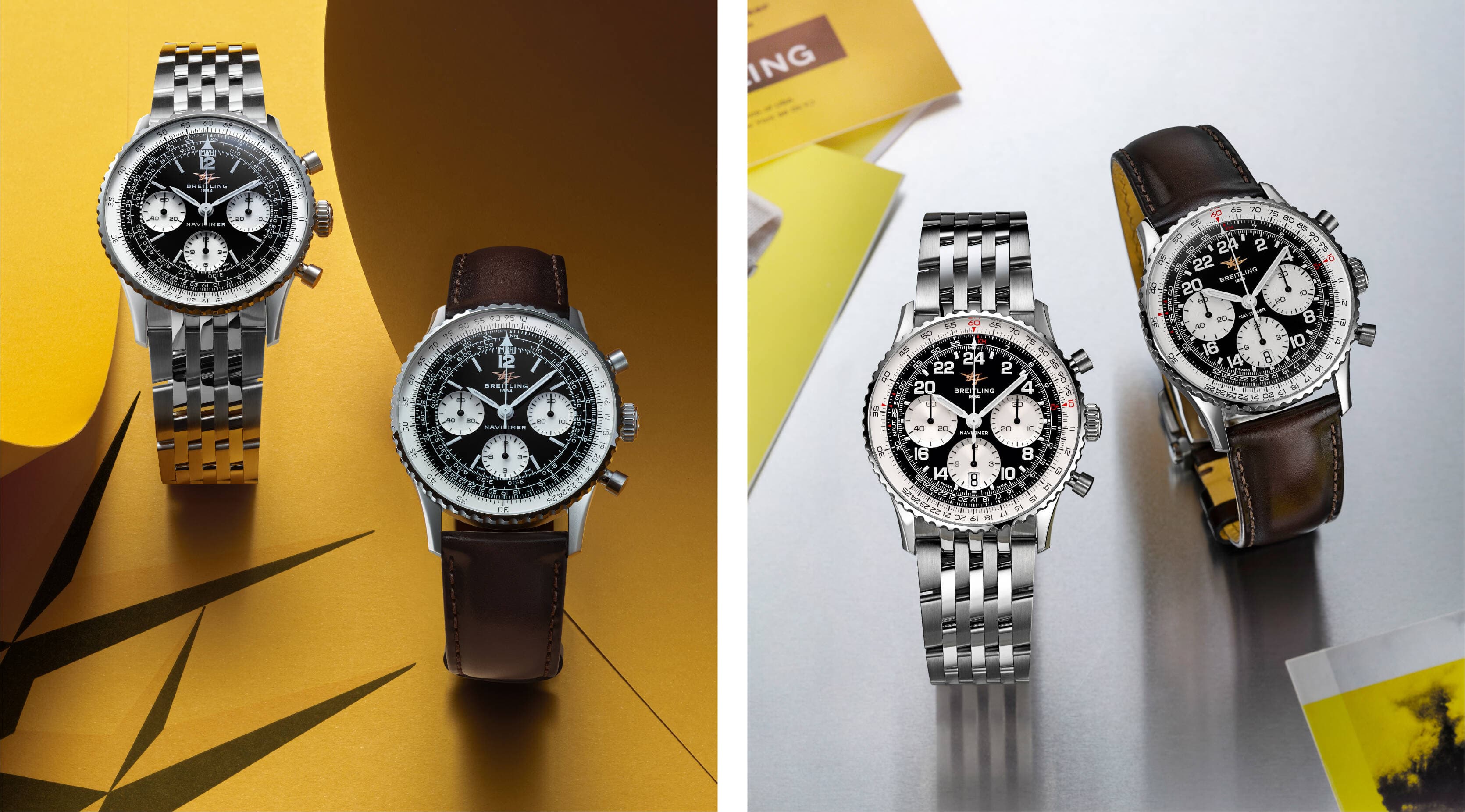 Navitimer B09 Chronograph 41 и Navitimer B02 Chronograph 41 Cosmonaute