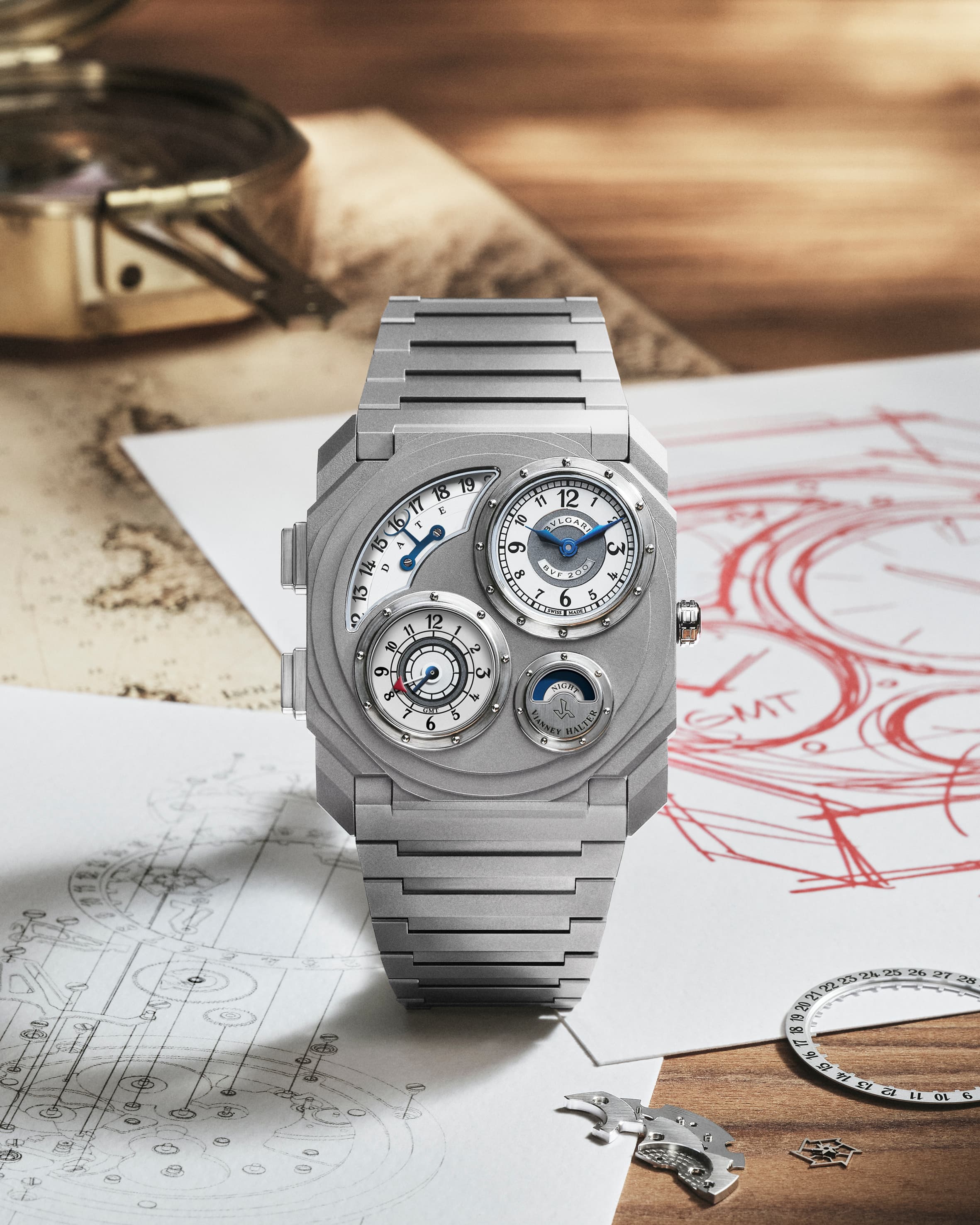 Титановое трио Bvlgari на Geneva Watch Days
