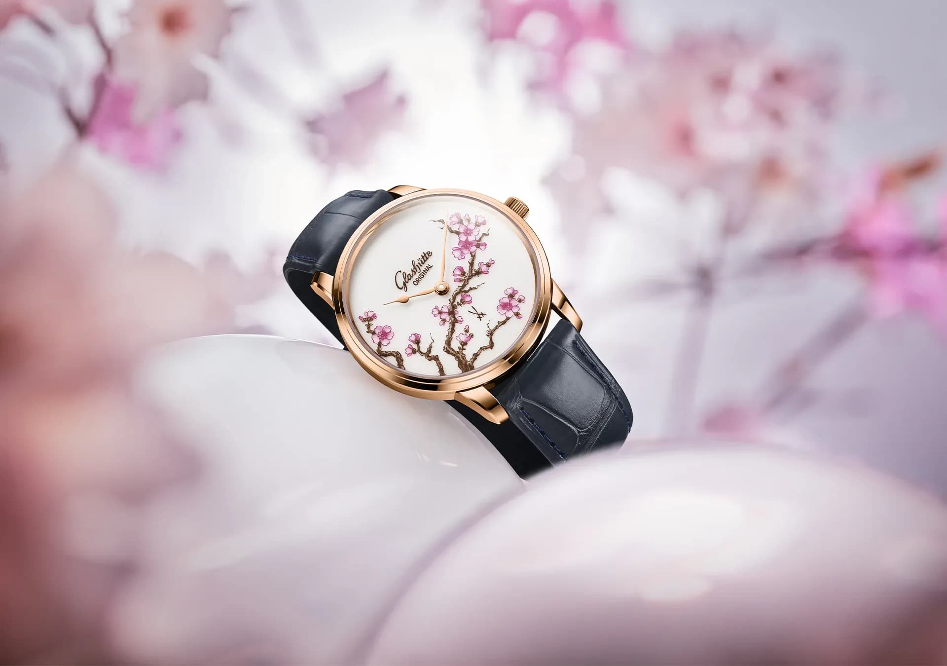 Glashütte Original Senator Meissen “Cherry Blossom”