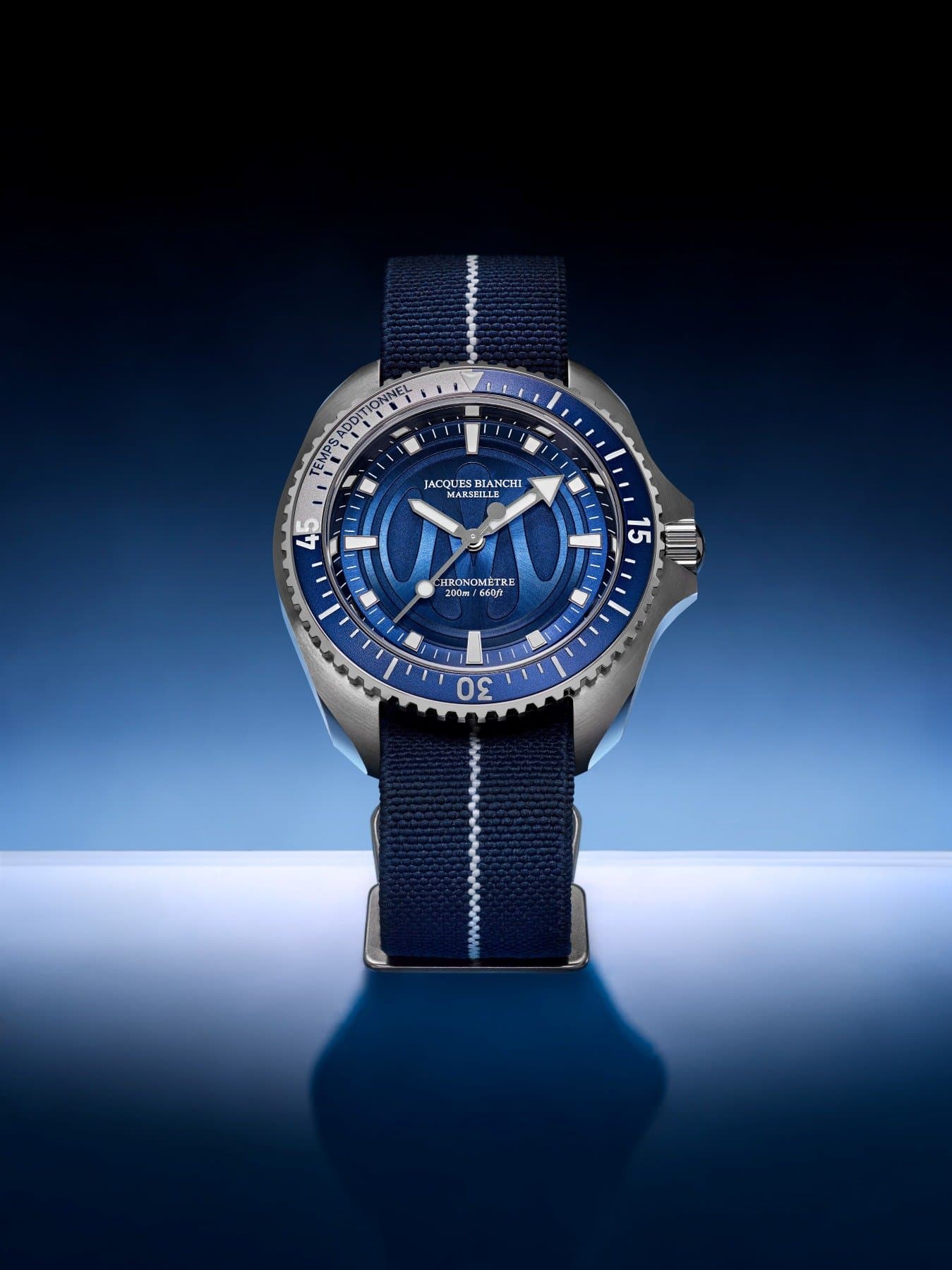 Olympique de Marseille × Jacques Bianchi Marseille JB200 Chronometer Limited Edition
