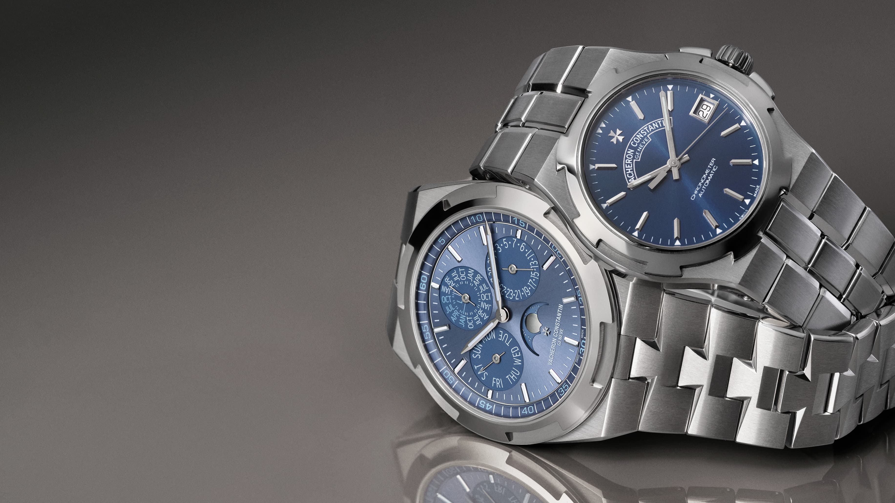 Overseas Perpetual Calendar Ultra-Thin Azure Dial