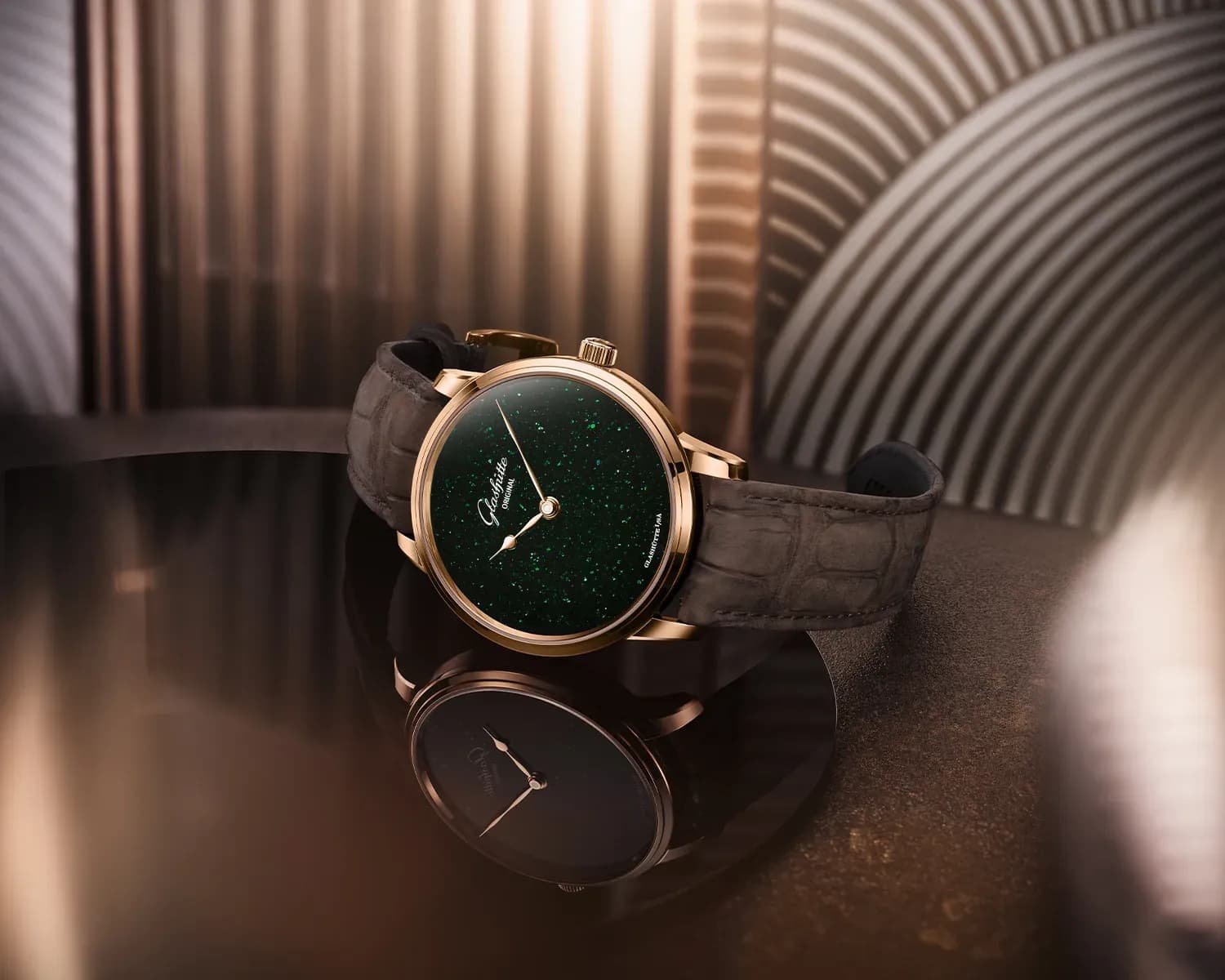 Glashütte Original Senator Aventurine Art Déco