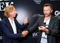 Шнуров, Ургант и Горбачева получили награды от S.T.Dupont