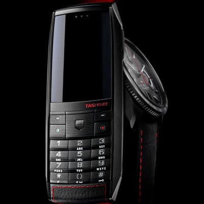 Черная версия телефона TAG HEUER MERIDIIST