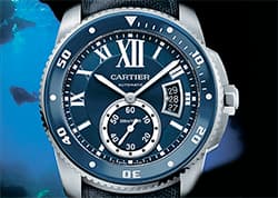 Часы Cartier Calibre de Cartier Diver Blue