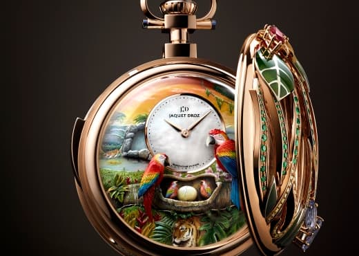 Jaquet Droz Parrot Repeater Pocket Watch