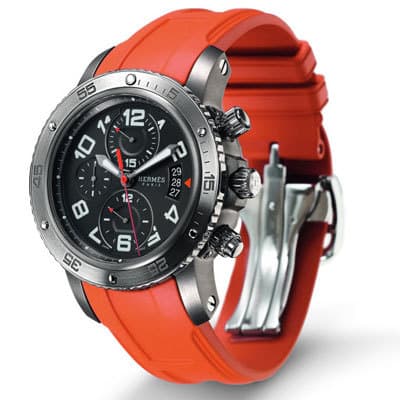 BaselWorld 2010: Спортивная динамика часов Hermès Clipper Chronograph