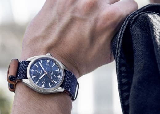 Omega Railmaster Denim