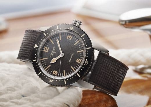 Новый облик первых дайверских часов Longines