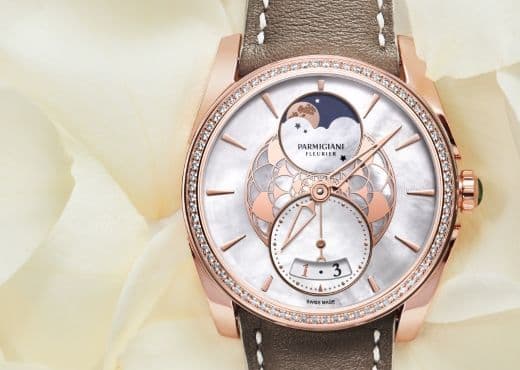 Parmigiani Fleurier. Элегантные часы с индикацией фаз Луны