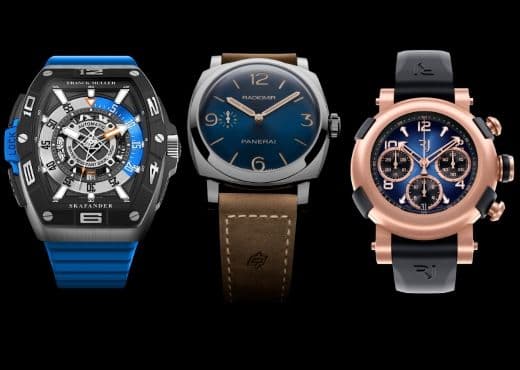 Panerai, Franck Muller, RJ. Синие часы