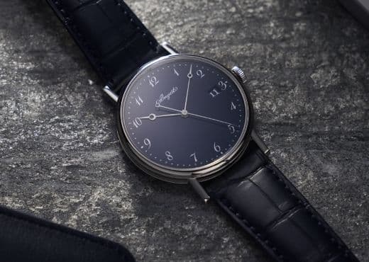Breguet. Первые часы Classique 5177 с синим эмалевым циферблатом