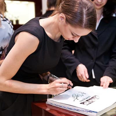 Евгения Канаева посетила бутик Longines