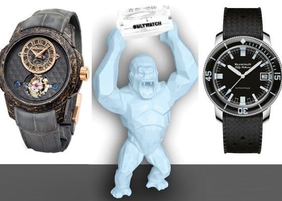 ONLY WATCH-2019. Blancpain, Hublot, Faberge, Ferdinand Berthoud и Ateliers De Monaco