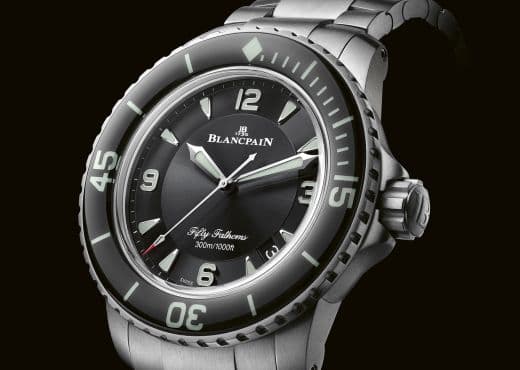 Часы Blancpain Fifty Fathoms теперь с титановым браслетом