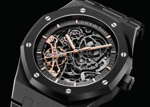 Audemars Piguet Royal Oak Double Balance Wheel Openworked в черном