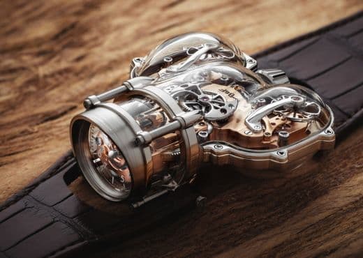 MB&F HM9-SV. Сложный сапфировый корпус и открытый механизм
