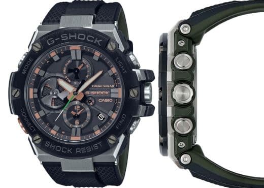 G-Shock GST-B100 получили зеленые боковые панели