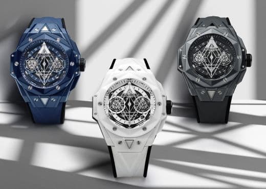 Геометрические узоры Sang Bleu снова в часах Hublot