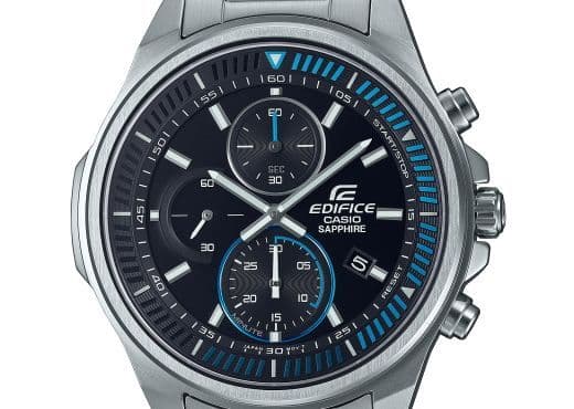 Голубые акценты в новых Edifice EFR-S572D-1AVUEF