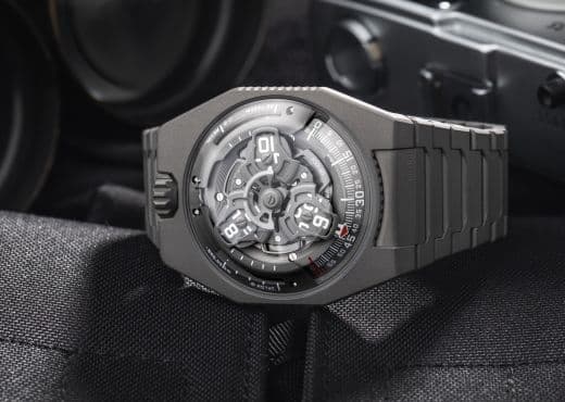 В оттенках серого. Urwerk UR-100V Full Titanium Jacket