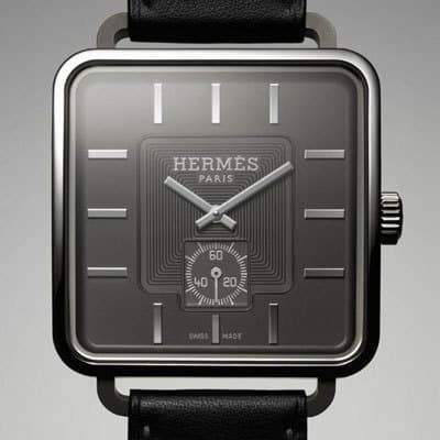 Квадратные часы Hermes Carre H