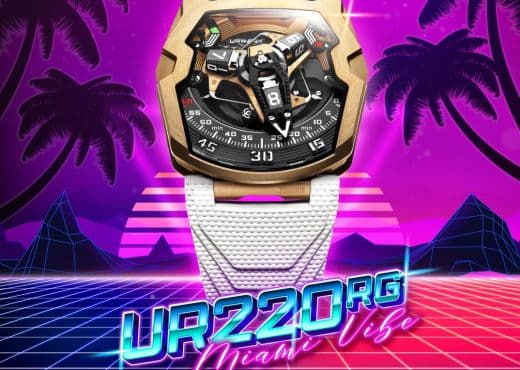 Urwerk UR-220 Red Gold в стилистике сериала Полиция Майами. Отдел нравов