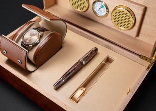 Часы Cuervo y Sobrinos в комплекте со специальной ручкой Montegrappa