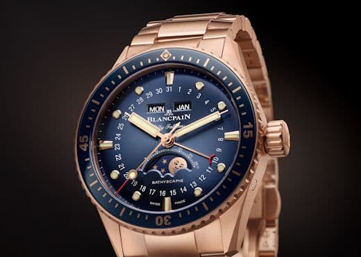 Blancpain Fifty Fathoms в полном золотом варианте