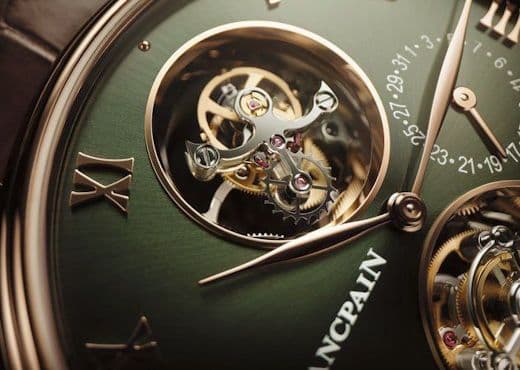Часы Blancpain Villeret в зеленом