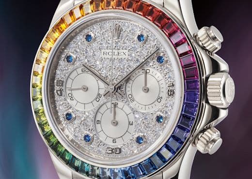 Первые Rolex Rainbow Daytona продали за 5,5 млн франков