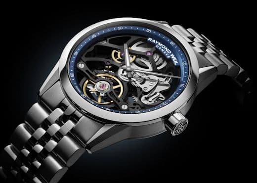 Скелетон Raymond Weil Freelancer - теперь в размере 38 мм