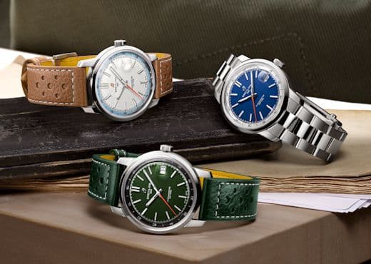 Первый механизм трехстрелочника от Breitling