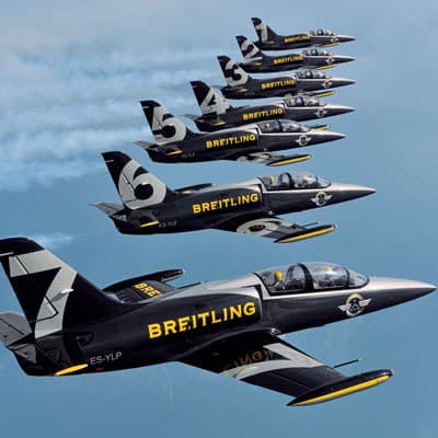 Часы пилотов команды Breitling