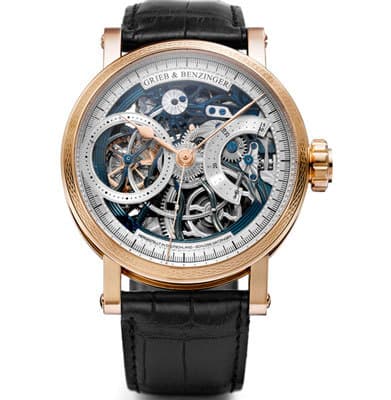 Хронограф-скелетон от GRIEB & BENZINGER