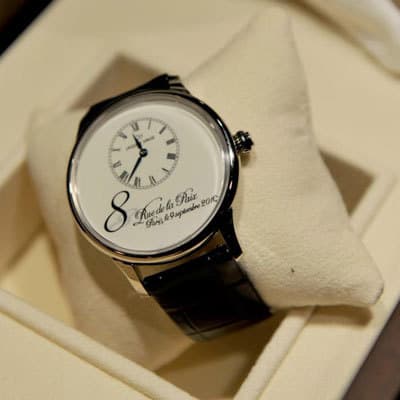 Эксклюзивные часы Jaquet Droz для бутика в Париже