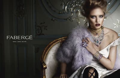 Марио Тестино снимает для Fabergé