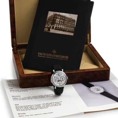 Вечный календарь Vacheron Constantin на аукционе
