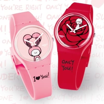 Любовная тема в новой коллекции Swatch