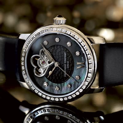 Black Beauty с черным циферблатом от Frédérique Constant