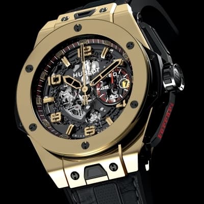 Часы Hublot Big Bang Ferrari Magic Gold
