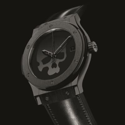 Часы Hublot Skull Bang с черепом на циферблате