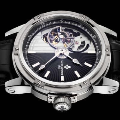 Открытый механизм часов Louis Moinet Mecanograph