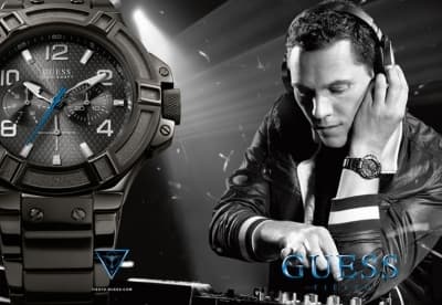 Guess создает часы вместе с Dj Tiesto